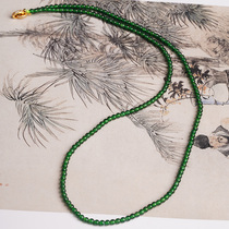 FS Jewelry Jadeite Millet Bead Chain Set
