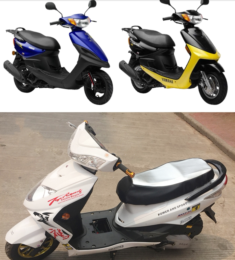 Electric Motorcycle Xunying Shangling Qiaoge Combination Switch Assembly with Handlebar Mount for Headlight/Horn/Turn Signal Light Adjustment
