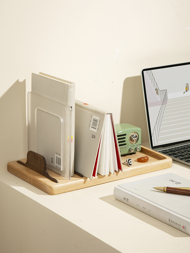 Custom Wooden Tabletop Book Stand Book Drawing Book Office Items Detachable Containing Deck Support Desk Ins Wind Book Leaned Close By