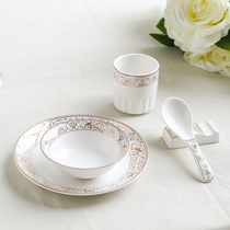 Hotel table set tableware set Four sets for hotel club Four sets for hotel-specific restaurant dishes Four sets for hotel-specific restaurant dishes