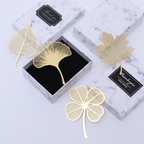 (Fine grain veins) metal bookmarks creative hipster students with simple literary gifts antique custom gifts
