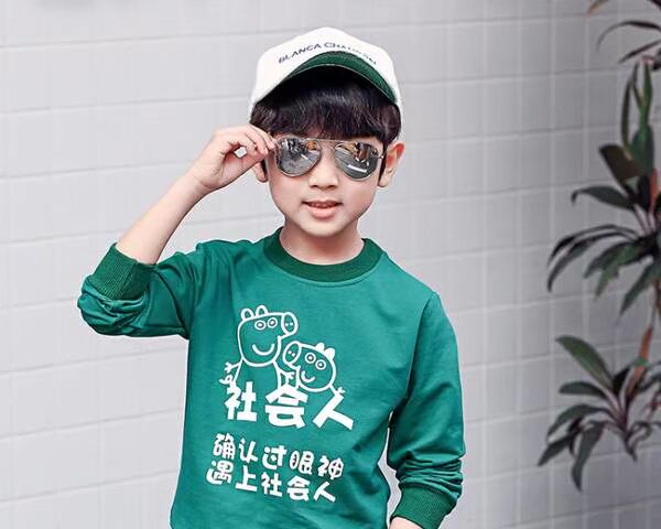 Trẻ em xuân hè 2018 trẻ em mới trẻ em 桖 cotton dài tay cơ bản áo sơ mi cơ thể áo thun áo thun cho bé gái 2 tuổi