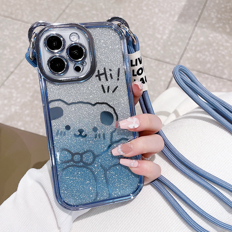 Crossbody Strap Case Suitable for iPhone 16 Pro Max, Full Protection Anti-Drop Case for Apple 15, 14 Protective Cover, 13 Transparent Gradient Glitter XS Cartoon 12 Stylish Lanyard Plus Niche 16 Trendy Women Crossbody Strap Case Suitable for iPhone 16 Pro Max, Full Protection Anti-Drop Case for Apple 15, 14 Protective Cover, 13 Transparent Gradient Glitter XS Cartoon 12 Stylish Lanyard Plus Niche 16 Trendy Women