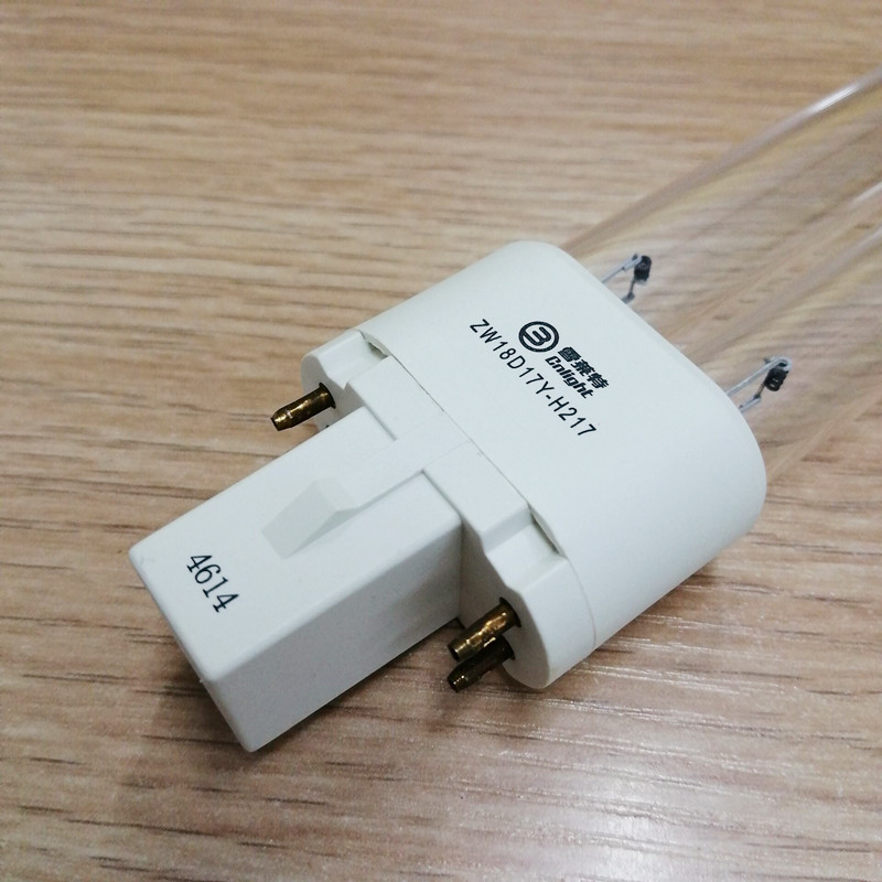 G32Q空气消毒机灯管18W 雪莱特 ZW18D17Y-H217 单端H型杀菌灯