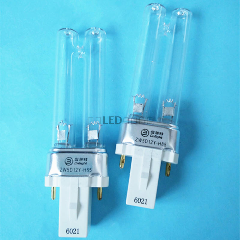 雪莱特紫外线消毒灯管 ZW5D12Y-H85有臭氧型 5W UVC