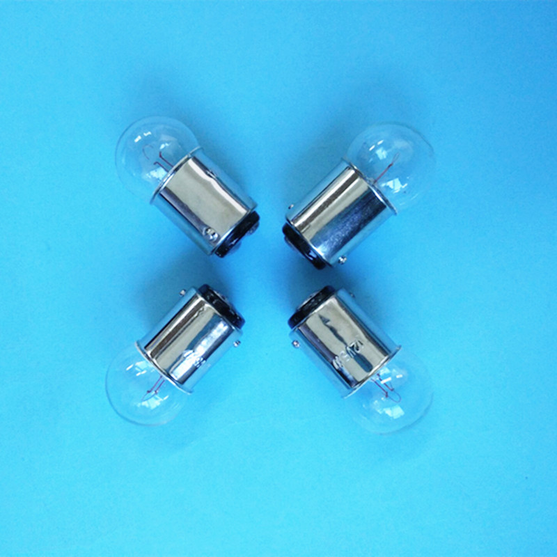 光学仪器灯泡12V5W 卡口 双触点  BA15D 仪器指示灯泡 机床照明