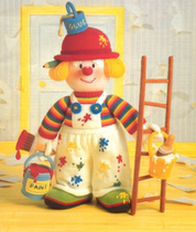 Red-Nosed Sidney 5 Dolls Pure Text Illustrations Honey Garden Stitch Doll Knitting Instructions