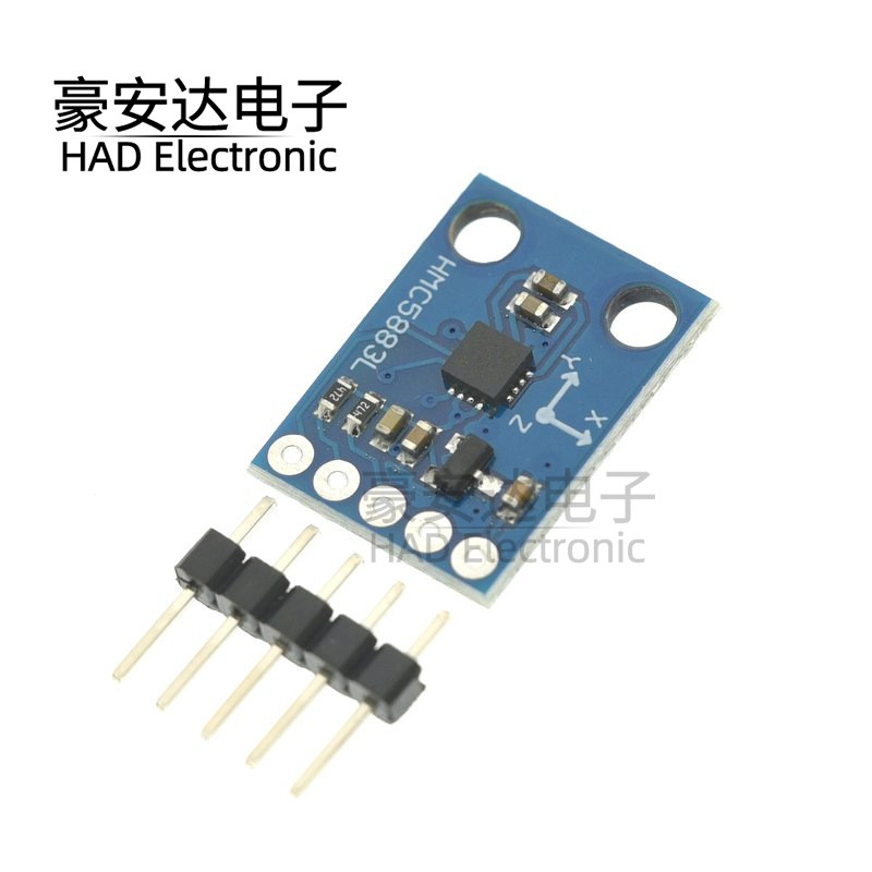 GY-273 QMC5883L电子指南针罗盘模块 三轴磁场传感器