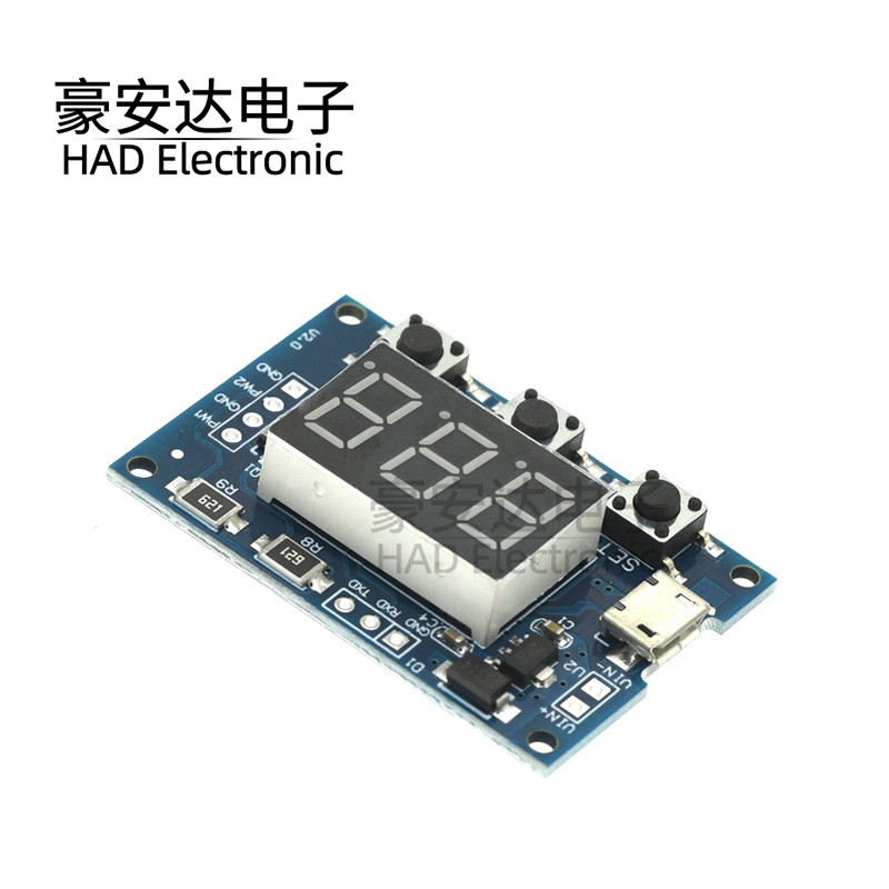 2路PWM脉冲频率占空比可调模块方波矩形波讯号产生器步进马达驱动