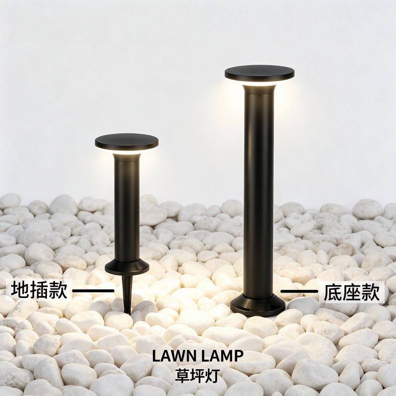 Solar Led Simple Outdoor Waterproof Garden Landscape Light for Garden, Villa, Community, Lawn, and Garden Area