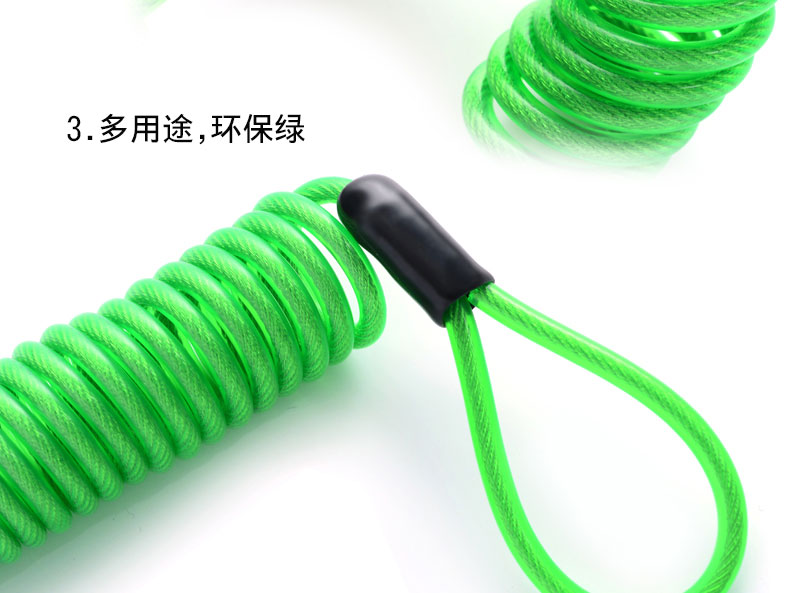 Hồng Kông KOVIX đĩa phanh xe máy khóa nhắc nhở dây điện xe đạp mũ bảo hiểm dây cảnh báo dây cáp thép - Xe máy Rider thiết bị găng tay xe máy