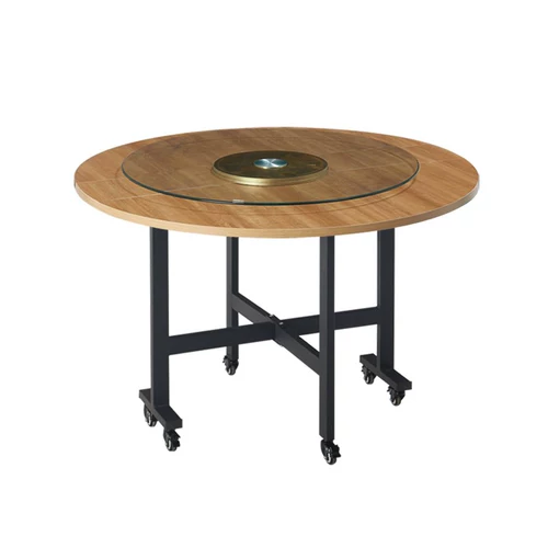 Многофункциональный 10 -личный обеденный стол в обширке простых отелей с большим круглым настольным отелем можно сложить и мобильный