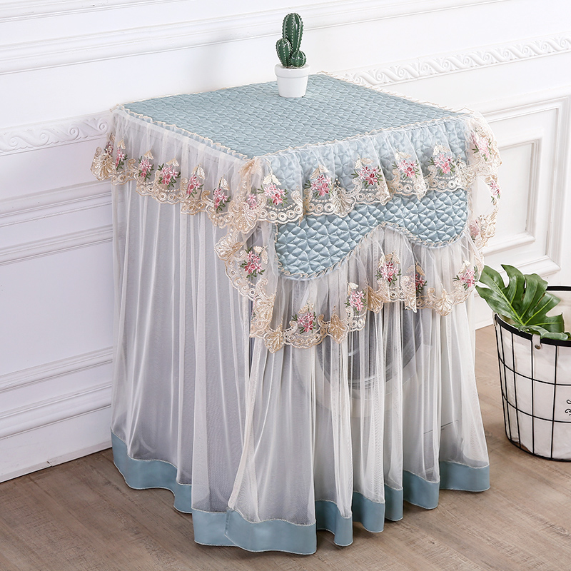 European-style fabric Haier drum washing machine cover cover dust cover Midea little swan Simon universal boutique cover cloth