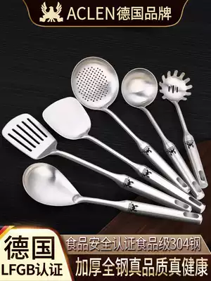 Thickened 304 stainless steel cooking pot shovel integrated soup porridge porridge colander kitchen supplies Household Encyclopedia