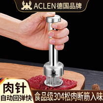 Pine Meat Needle 304 Stainless Steel Pine Meat Hammer Steak Tool Breaking Fascia Zonnen Meat Inserts Buckle Meat to Taste Home God