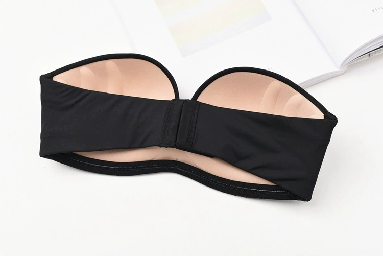 Sexy bra quây phép lạ vô hình áo ngực mỏng phần mùa thu và mùa đông silicone chống trượt nửa cốc đồ lót đám cưới dán ngực