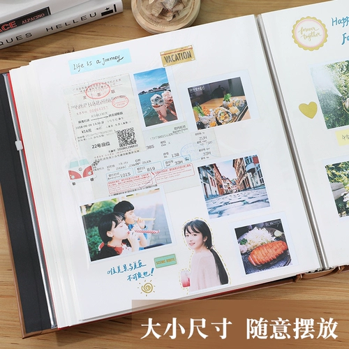 Вместительный и большой фотоальбом, книга роста для влюбленных, «сделай сам», 6 дюймовый, 5 дюймов