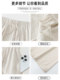 White linen pants for women 2026 new summer relaxed old money straight pants casual ice silk ramie cotton and linen wide leg pants