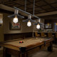 Loft Retro Industrial Style Restaurant Chandelier Creative and Unique Coffee Shop Bar Counter Three-Head Iron Art Lighting Fixture