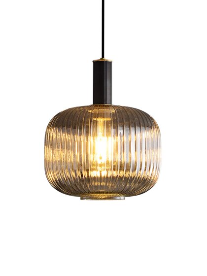 Modern Minimalist Restaurant Creative Aisle Homestay Bar Counter Small Pendant Light Light Luxury Bedroom Bedside Shop Single-Head Glass