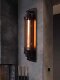 American Retro Loft Lighting Industrial Style Cafe Bar Barbecue Restaurant Dining Room Balcony Wrought Iron Flute Wall Lamp