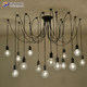 Retro Clothing Store Restaurant Bar Chandelier Creative Office Personalized Spider Lamp Sky Goddess Scattering Flowers Multi-Head Chandelier