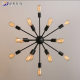 Industrial Style American Country Style Creative Stylish Restaurant Lamp Bar Bar Multi-Head Artificial Satellite Iron Chandelier Spider