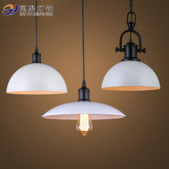 American Country Loft Retro Industrial Style Restaurant Bar Cafe Warehouse Creative Personalized Iron Pot Lid Chandelier