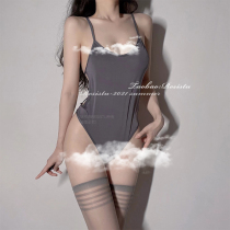 RESISTU Waist Girl Pure - naked Flavorious Sexy Lingerie Woman cross - beautiful Backs Temptation with Connector