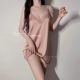 Resistu Love Lace 섹시한 스 플린트 슬리브 슬리브 나이트 드레스 로브 2024 가을 새로운 순수 개인 잠옷 여성