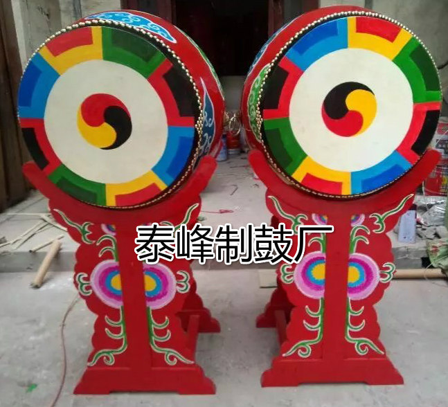 Korean Cuisine Decorative Drum Decoration Drum Painted Drum Watching Drum Hotel Opens Drum Performance Drum Fan Drum