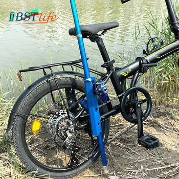 Motorcycle and bicycle adjustable fishing rod holder, fishing rod holder, fishing rod holder, rod inserter bucket