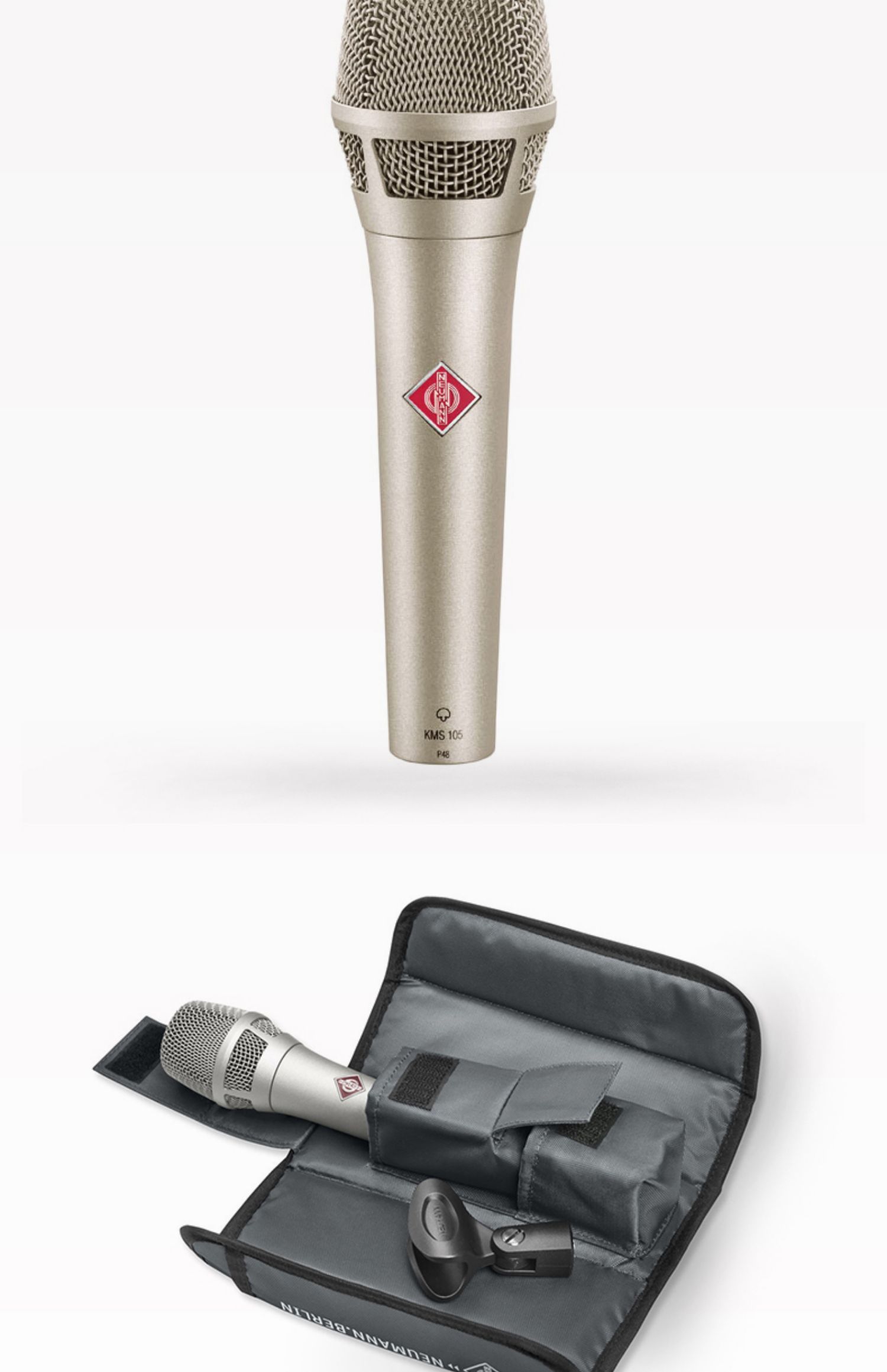 Neumann/诺音曼 KMS105/104电容麦克风主播直播K歌录音演出话筒