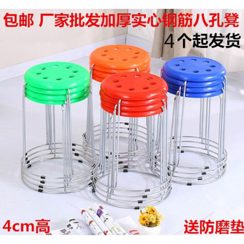 Fast food iron leg restaurantBathroom recreational round iron frame iron bench bench bench bench bench easy