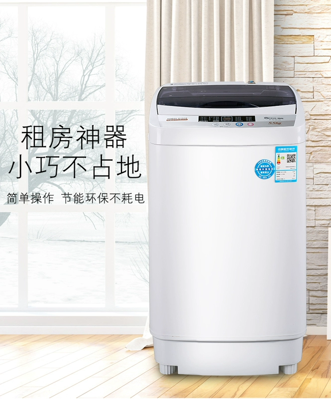 Máy giặt tự động Hankook 7.5kg bánh xe sóng nhà rửa giải một ký túc xá nhỏ nhỏ ống đơn 6 khô máy giặt diệt khuẩn
