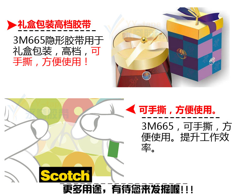 Keo dán hai mặt trong suốt 3M665 Scotch chính hãng 12,7mm * 22,8m không vạch nhãn Băng keo dán hai mặt trong suốt hiệu quả cao 3M Băng keo hai mặt văn phòng tại nhà trong suốt hiệu quả cao được nhập khẩu từ Hoa Kỳ băng keo cách điện pvc