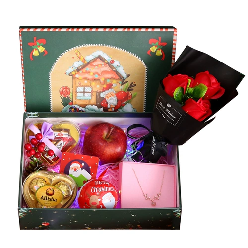 Apple, креативный рождественский защитный амулет, комплект для друга, подарочная коробка, подарок на день рождения