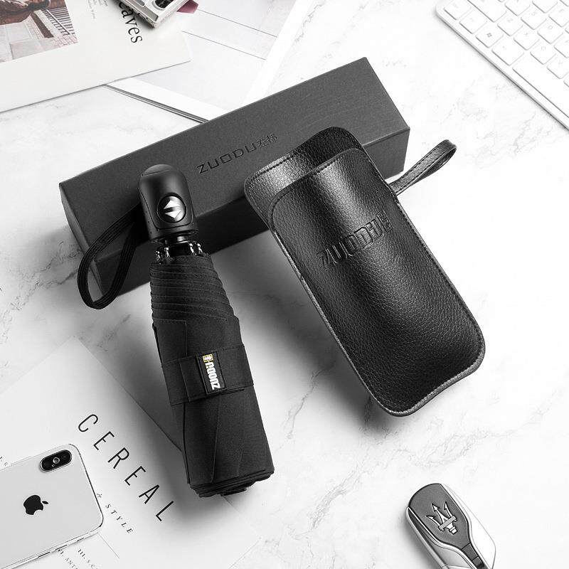 Zuodu mini automatic full mini folding automatic female small portable umbrella ultra-light male five-fold umbrella automatic