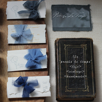 3yulab Blue Series thin sample card satin ins vow this hand-held Flower strap props do not contain wooden shaft