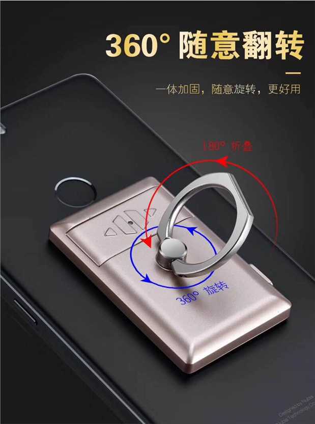 Bật lửa vòng nhẹ hơn USB sạc điện dây điện thoại di động vòng khóa thuốc lá bật lửa quà tặng - Nhẫn nhẫn bạch kim nam