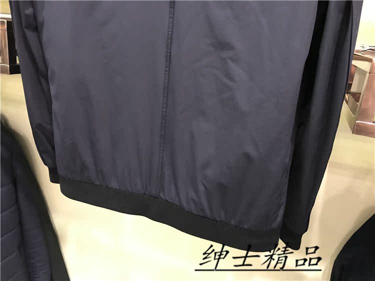 Mùa đông nam mới bóng chày cổ áo phần mỏng thời trang xuống áo treo giá 3980 nhân dân tệ áo khoác bóng chày da