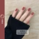 Mùa thu và mùa đông lưới màu đỏ mô hình sơn móng tay sơn móng tay 2019 mới siêu trắng phổ biến màu móng tay cửa hàng mô hình màu mới đặc biệt - Sơn móng tay / Móng tay và móng chân