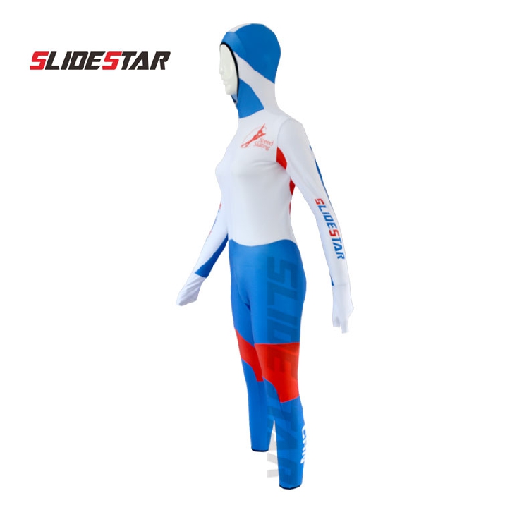 Chi Rufei winter tight stretch velvet jumpsuit speed skating suit Avenue suit Speed skating suit customization