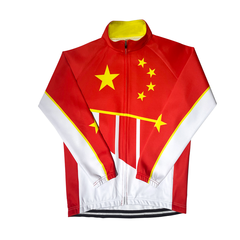 Chi Speed Special China Red Children Adults Health Busu Spring Autumn Long Sleeve Wheel Slide Speed Skating Sports Training Clothing Spot Ex