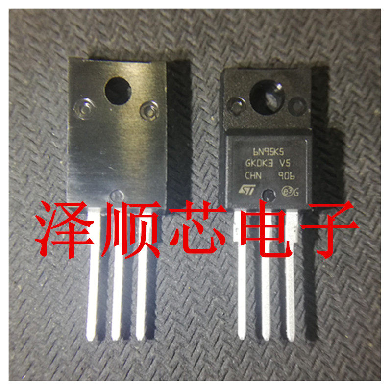 STF6N95K5 screen printing 6N95K5 straight plug TO-220F N-CH MOS field effect transistor plastic package original IC