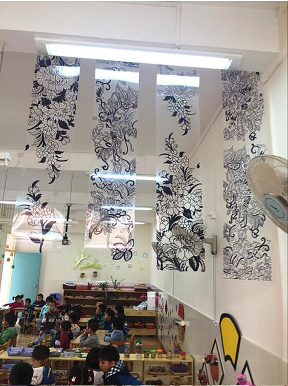 A4A3 plastic transparencies kindergarten art material environment hanging decorative PVC painting graffiti soft handmade diy