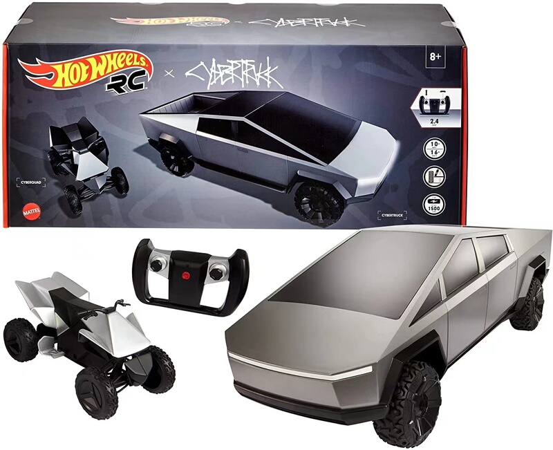 Authentic Hot Wheels Tesla Cybertruck English Version Large Wireless Remote Control Truck Sports Car Kidsren's Toy