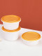 Saizhuo Disposable Lunch Box, Round Packing Box with Lid, American-Style Takeout Box, Fast Food Box, Bento Box, Soup Bowl, Microwaveable