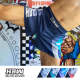 Hbw Lightweight Kickboxing Shorts Quick-Drying Breathable Boxing Sports Shorts