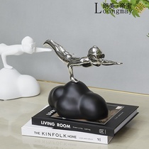 Creative little trapeze decoration simple modern home living room decoration model room hotel desktop book decoration